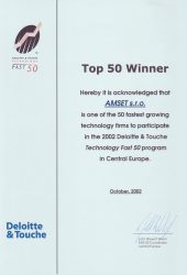 TOP 50 Winner - Amset s.r.o.